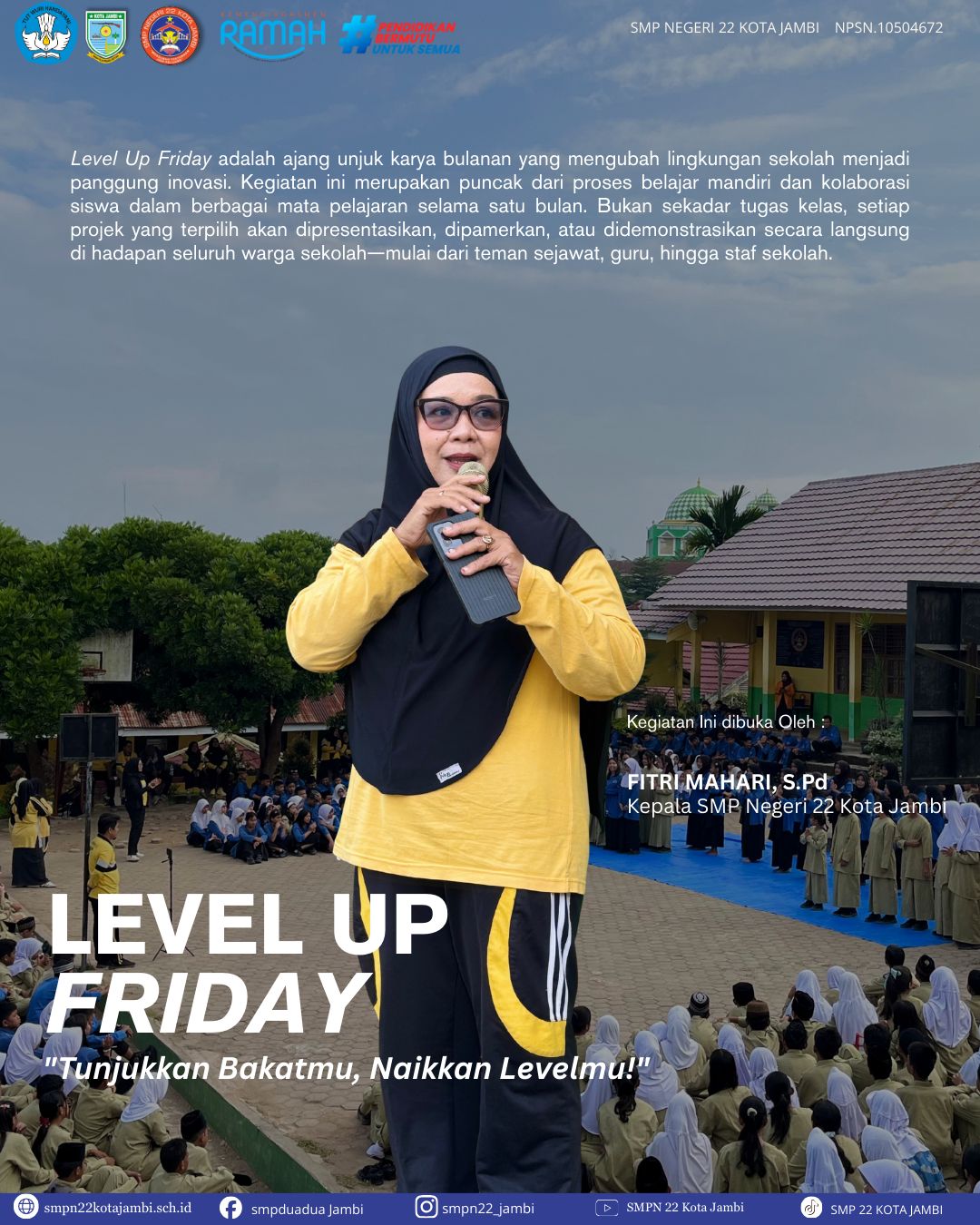 Menaikan level bakat dengan "Level Up Friday"